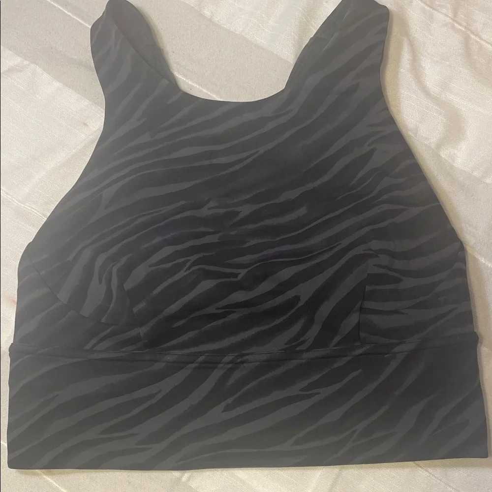 Lululemon Black Zebra‎ Print Top